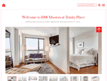 Tablet Screenshot of 1188missionapts.com